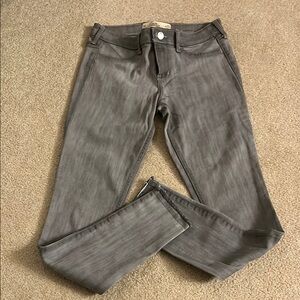 Hollister gray jean leggings